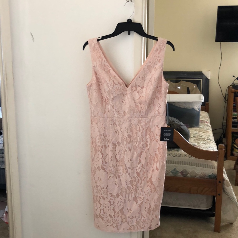 Blush pink lulus dress